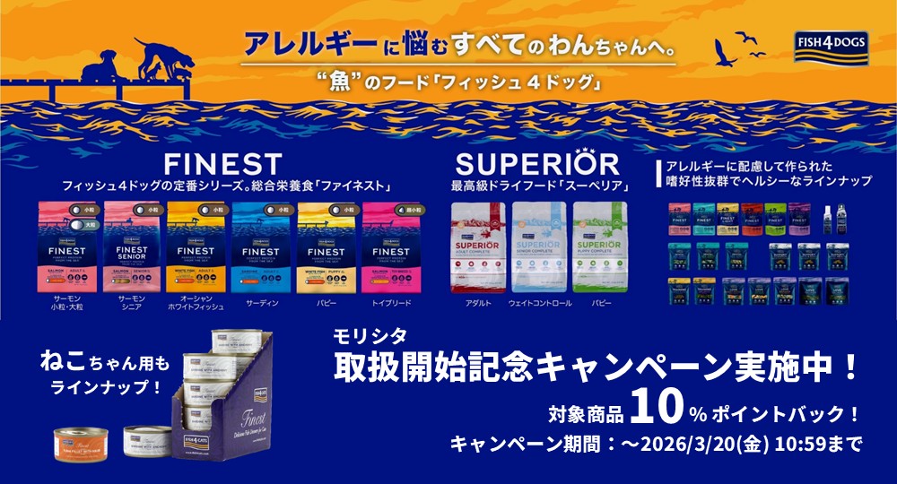 FISH4シリーズ取扱開始&キャンペーン実施中