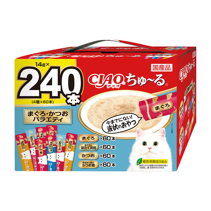 【セール対象商品】CIAO ちゅ~る まぐろ･かつおバラエティ