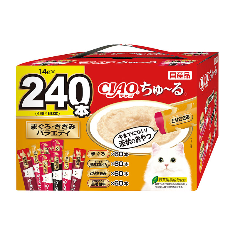 【セール対象商品】CIAO ちゅ~る まぐろ･ささみバラエティ