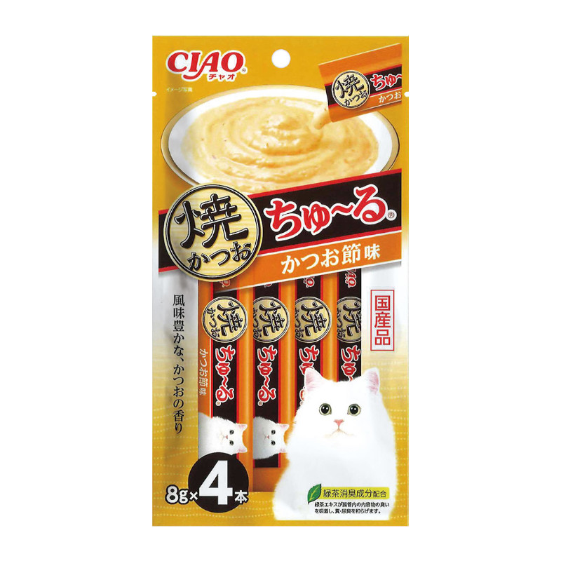 【セール対象商品】CIAO 焼かつおちゅ～る かつお節味