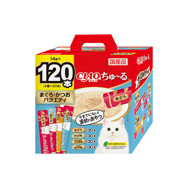 【セール対象商品】CIAO ちゅ～る マグロ･かつおバラエティ