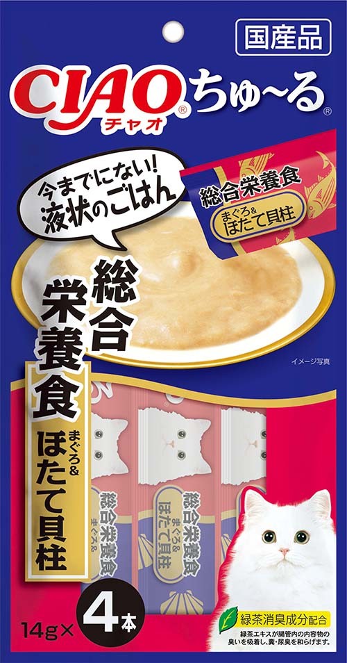 【CIAO】ちゅ～る 総合栄養食 マグロ&ホタテ貝柱
