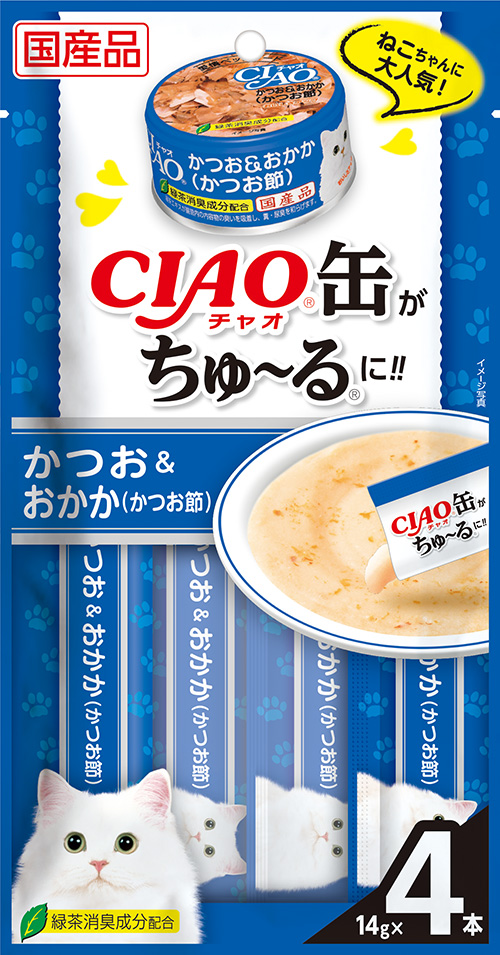 【CIAO】缶ちゅ～る かつお&おかか