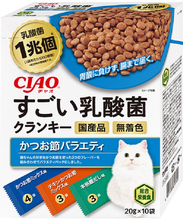 【CIAO】すごい乳酸菌クランキー かつお節バラエティ