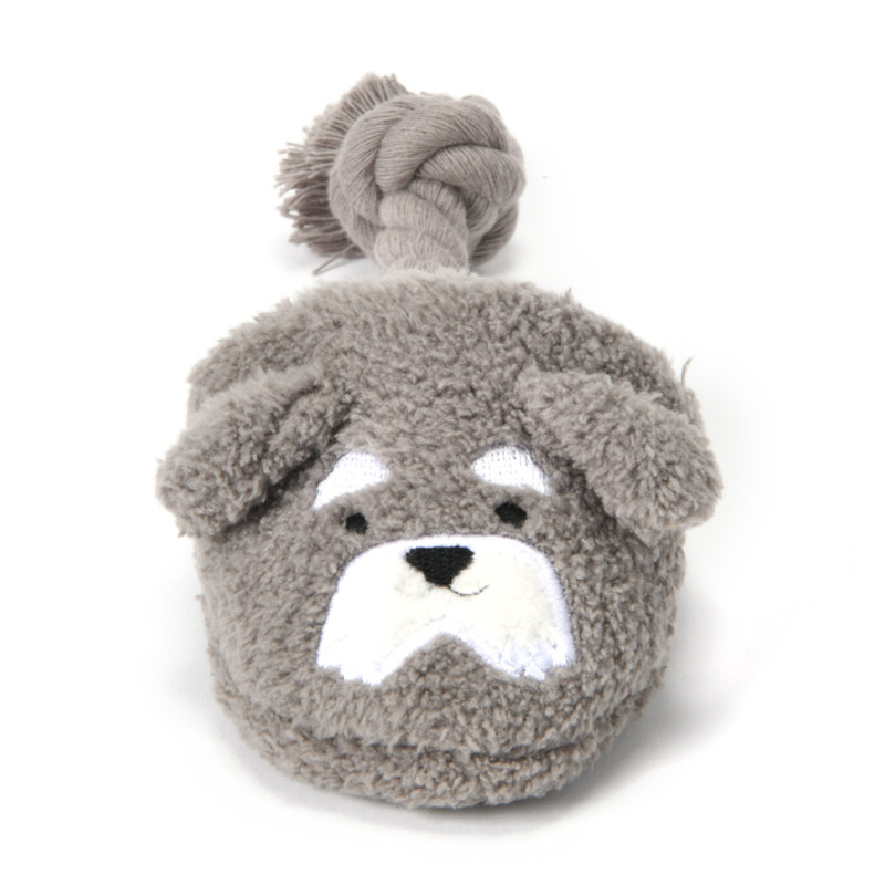 【Solgra】シュナウザースリッパトイ Gray