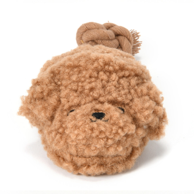 【Solgra】トイプードルスリッパトイ Brown