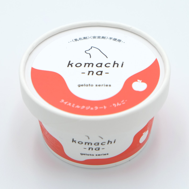 [冷凍]【komachi-na-】あきたこまちのライスミルクジェラート りんご
