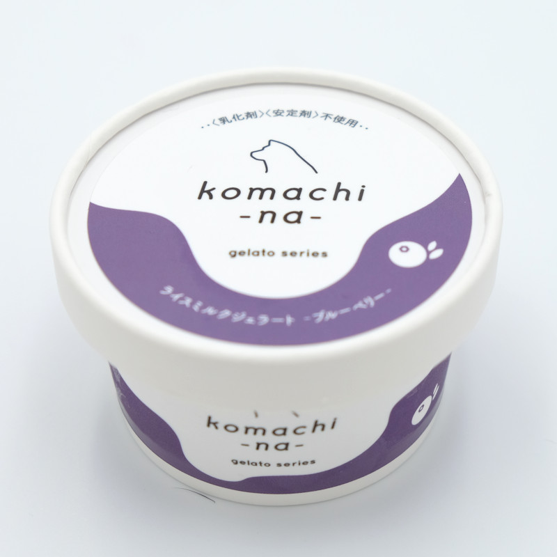 [冷凍]【komachi-na-】あきたこまちのライスミルクジェラート ブルーベリー