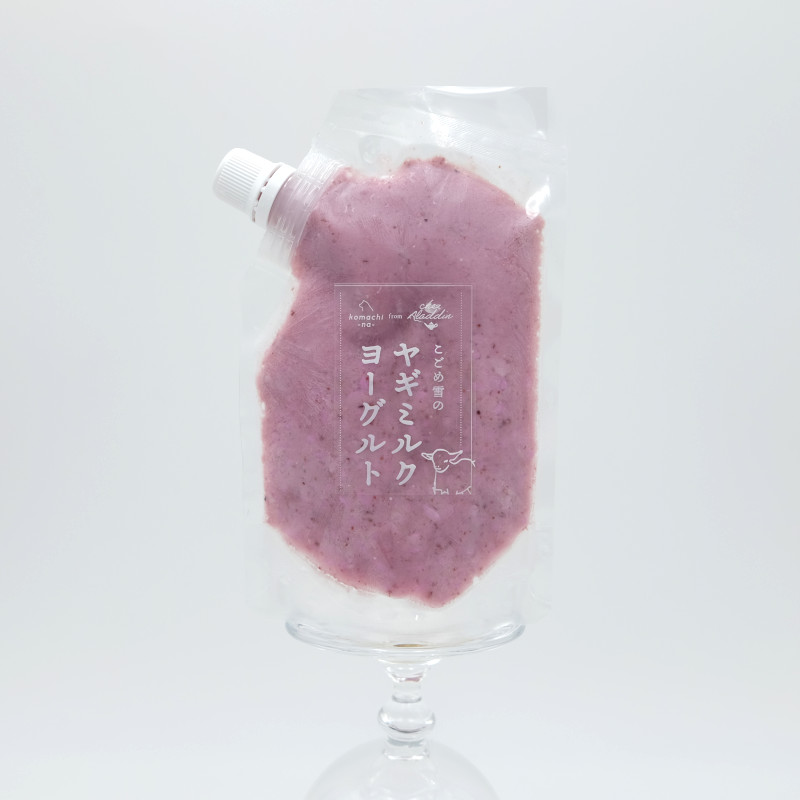[冷凍]【komachi-na-】フロム・シェ・アラジン こごめ雪のヤギミルクヨーグルト ブルーベリー