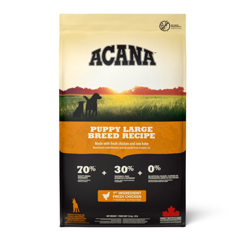 【ACANA】パピーラージブリードレシピ【Amazon販売不可】(取寄)