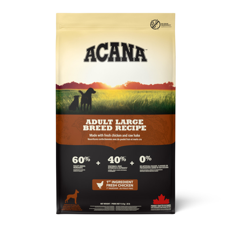 【ACANA】アダルトラージブリードレシピ【Amazon販売不可】(取寄)