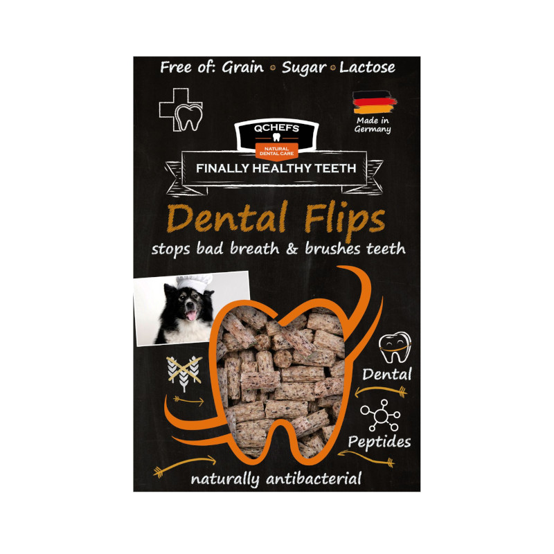 【QCHEFS】Dental Flips for Dogs(犬用デンタルフリップ)【Amazon販売不可、定価販売厳守】(取寄)