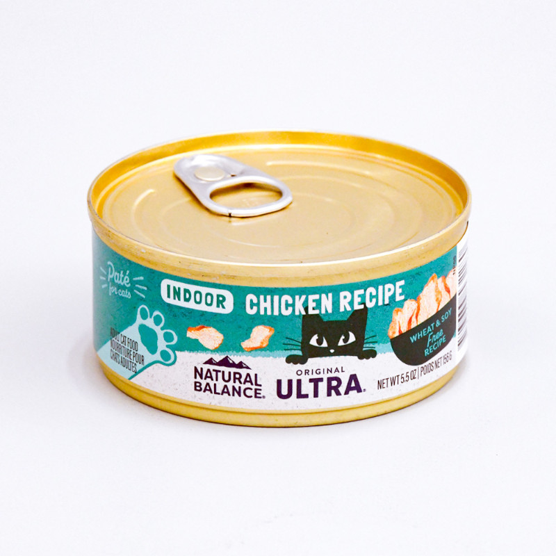 【NATURAL BALANCE】オリジナルウルトラ猫用 鶏肉レシピ インドアキャット缶 (取寄)