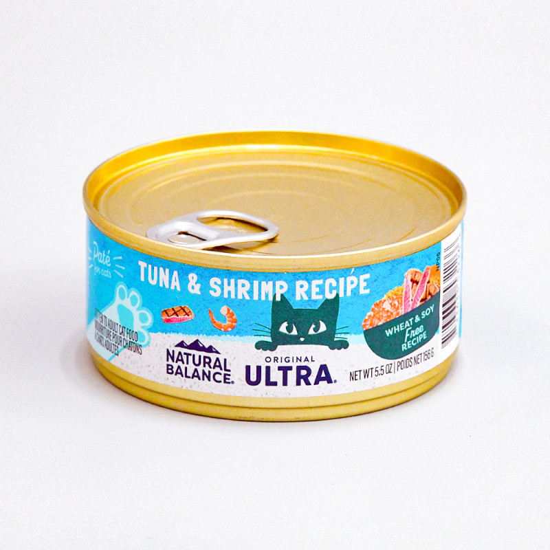 【NATURAL BALANCE】オリジナルウルトラ猫用 ツナ&シュリンプレシピ缶(取寄)