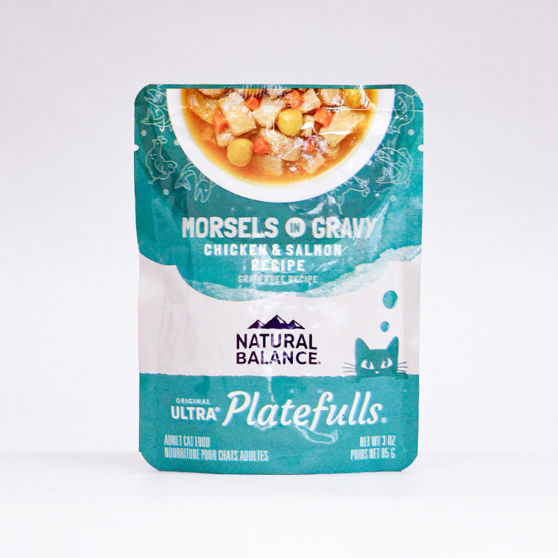 【NATURAL BALANCE】オリジナルウルトラ プレートフル 猫用 鶏肉&サーモンレシピ(取寄)