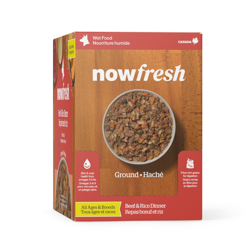 <キャンペーン対象商品>【NOWFRESH(ナウフレッシュ)】犬用)レトルトパウチ ビーフ&玄米 ディナー【EC販売禁止商品】