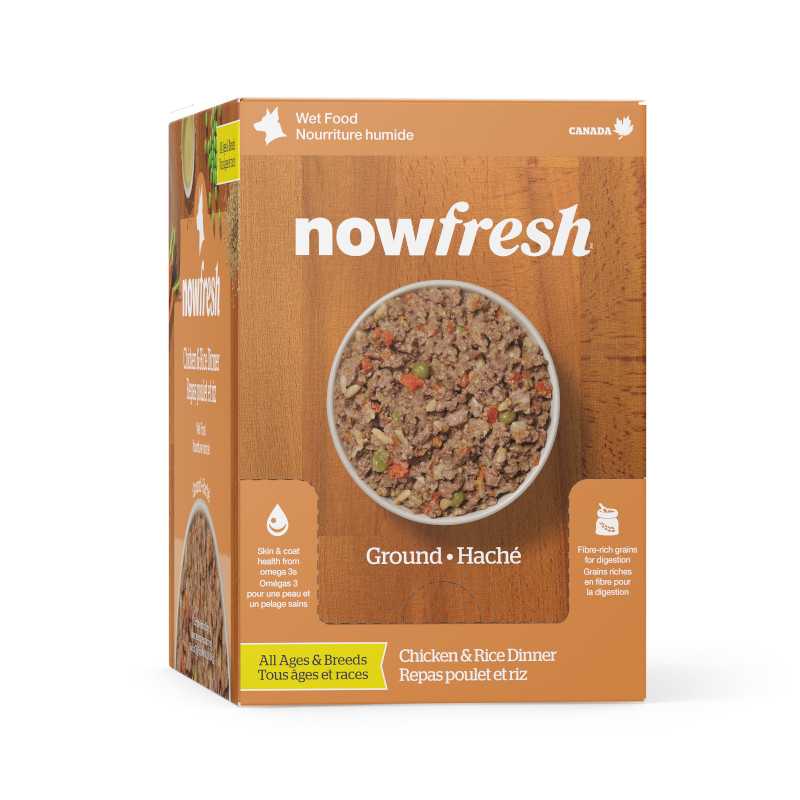 <キャンペーン対象商品>【NOWFRESH(ナウフレッシュ)】犬用)レトルトパウチ チキン&玄米 ディナー【EC販売禁止商品】