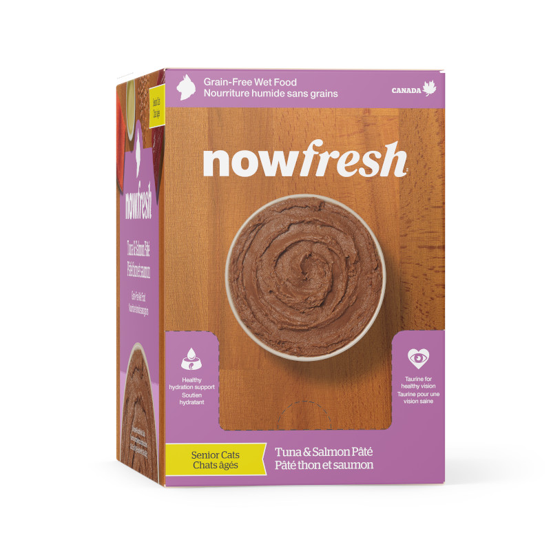 <キャンペーン対象商品>【NOWFRESH(ナウフレッシュ)】猫用)レトルトパウチキャット グレインフリーツナ&サーモンパテ シニア用【EC販売禁止商品】