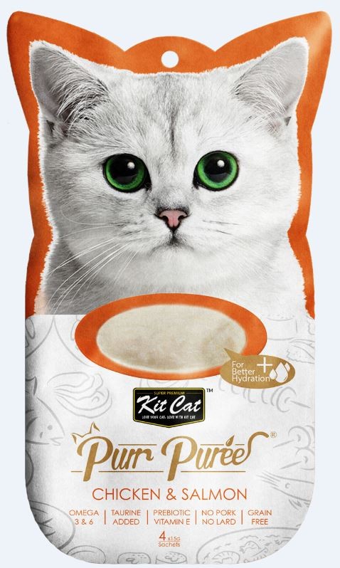 KitCat】パーピューレ チキン&サーモン | ペット用品・ペットフードの
