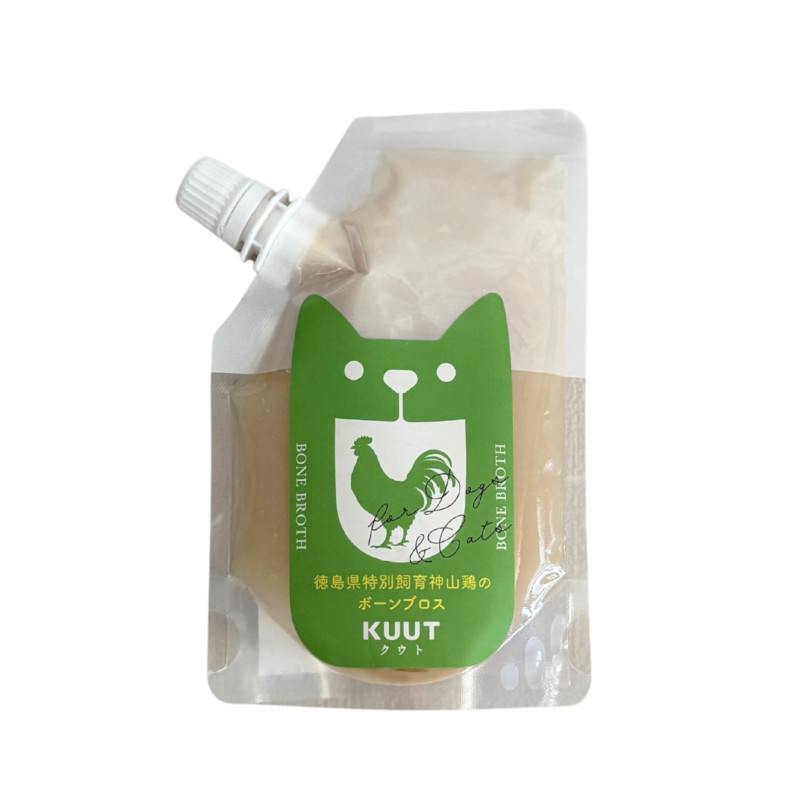 【KUUT】徳島県 特別飼育 神山鶏のボーンブロス【Amazon販売不可】