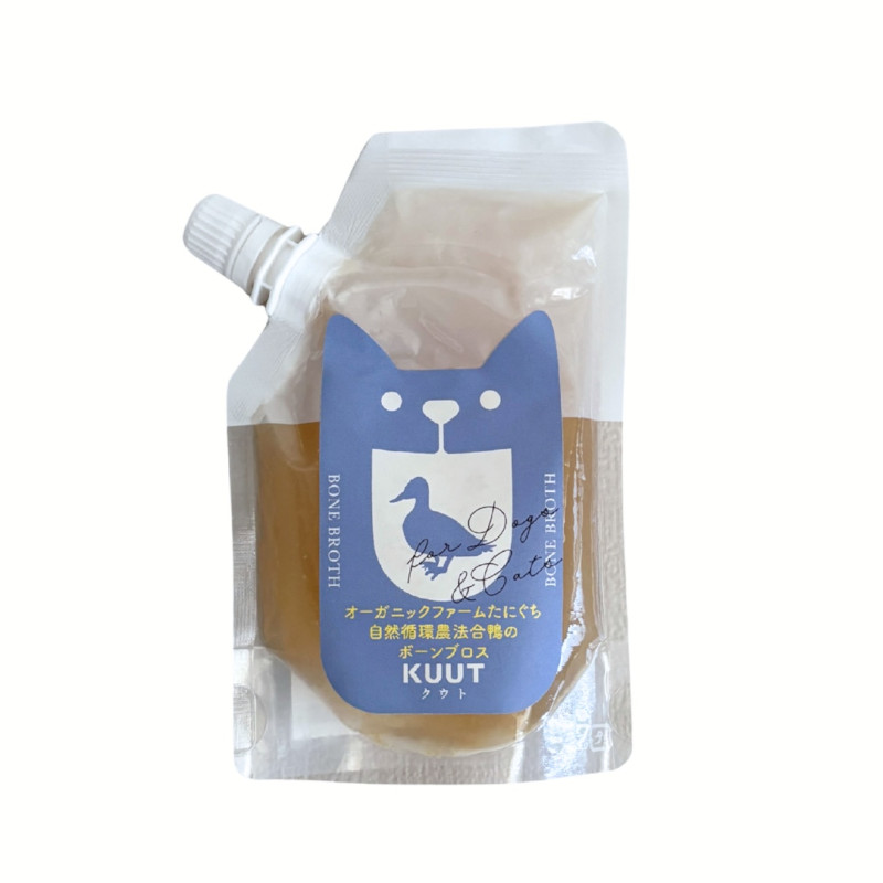 【KUUT】オーガニックファームたにぐち 自然循環農法合鴨のボーンブロス【Amazon販売不可】