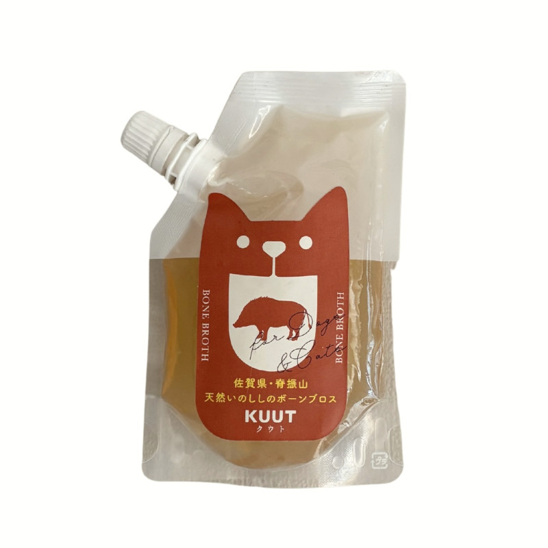 【KUUT】佐賀県 脊振山 天然いのししのボーンブロス【Amazon販売不可】(取寄)