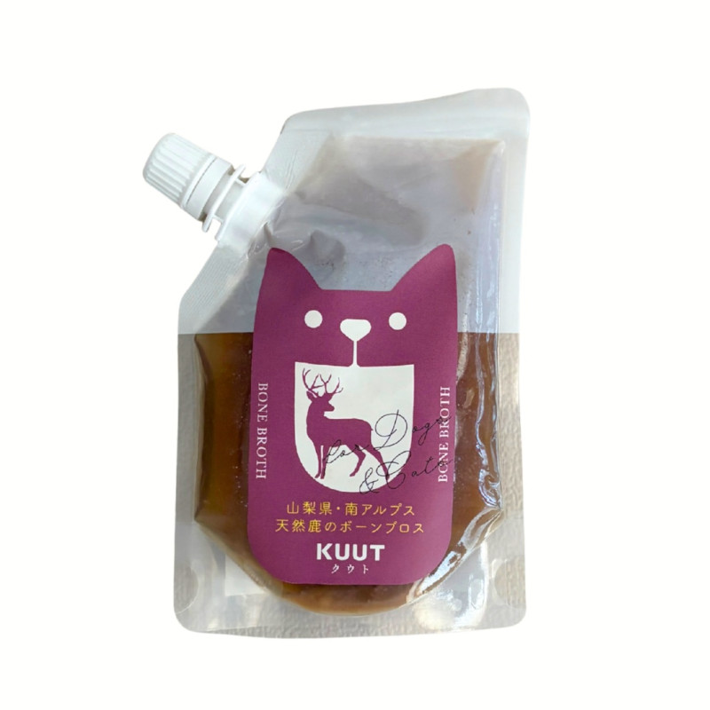 【KUUT】山梨県 南アルプス 天然鹿のボーンブロス【Amazon販売不可】