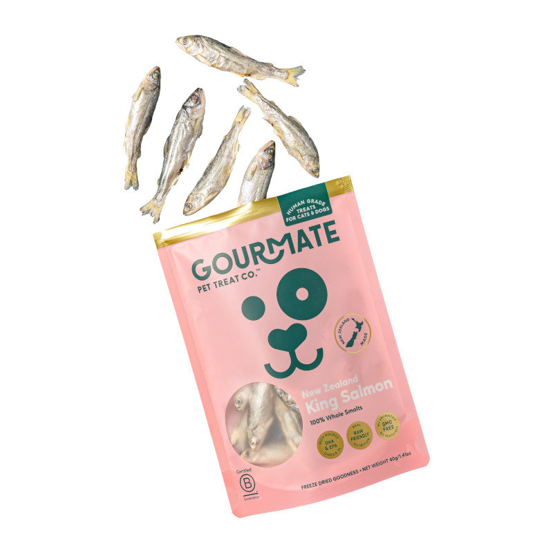 【GOURMATE】フリーズドライトリーツ ベイビーキングサーモン(予約商品)