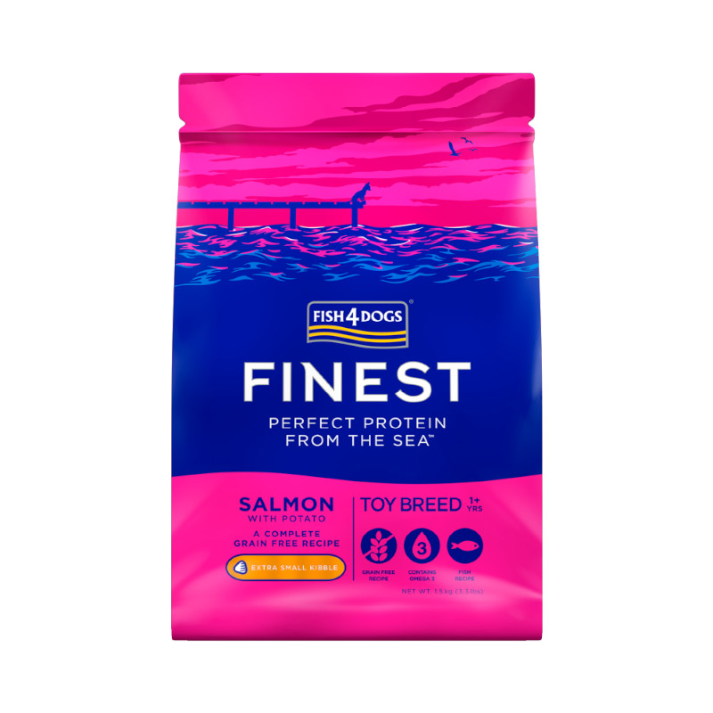 <キャンペーン対象商品>【FISH4DOG】FINEST トイブリード 超小粒