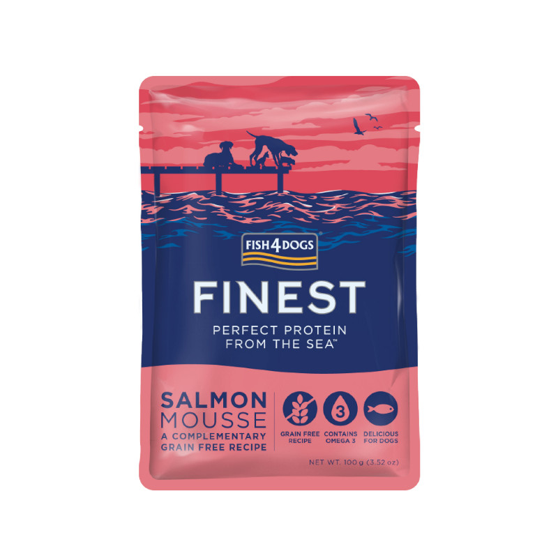 <キャンペーン対象商品>【FISH4DOG】サーモンムース ドッグ