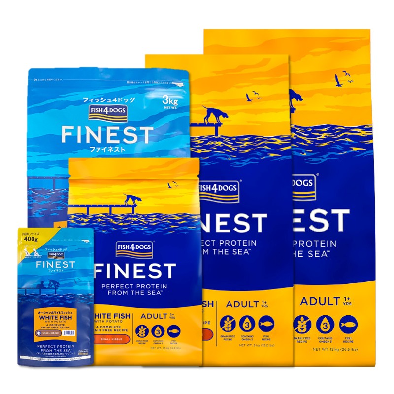 <キャンペーン対象商品>【FISH4DOG】FINEST オーシャンホワイトフィッシュ