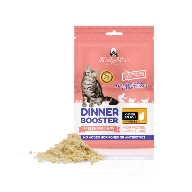 <キャンペーン対象商品>【Kelly&Co's】[猫用ふりかけ]フリーズドライ チキンブレスト【EC販売禁止商品】(取寄)