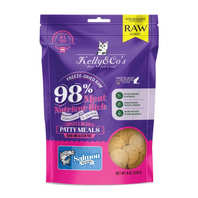 【Kelly&Co's】フリーズドライ 猫用総合栄養食 パティミール サーモン【EC販売禁止商品】(予約商品)