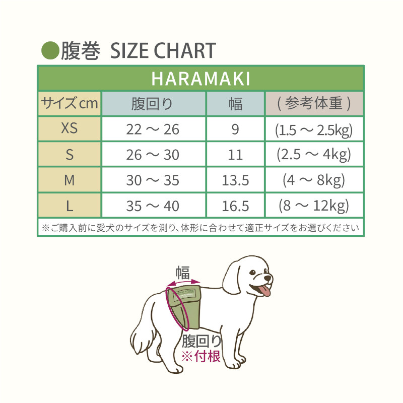 サイズチャート
