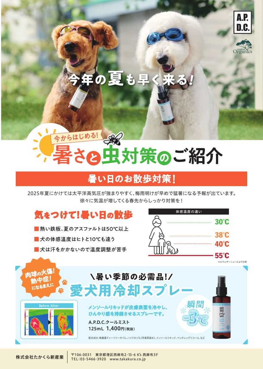 暑さ対策商品 チラシ