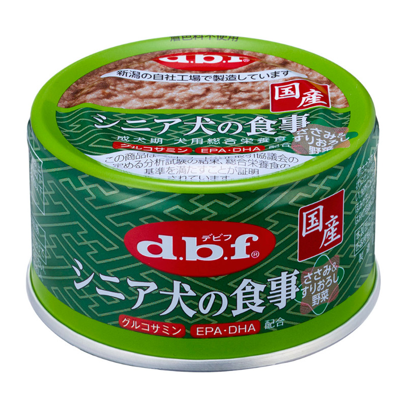 【d.b.f】シニア犬の食事　ささみ＆すりおろし野菜