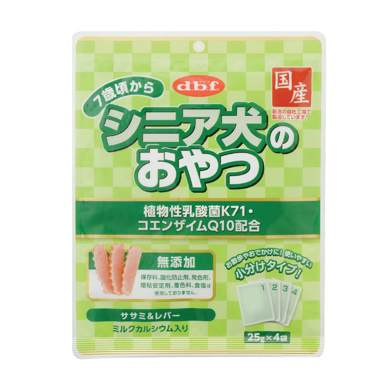 【d.b.f】シニア犬のおやつ 植物性乳酸菌K71・コエンザイムQ10配合