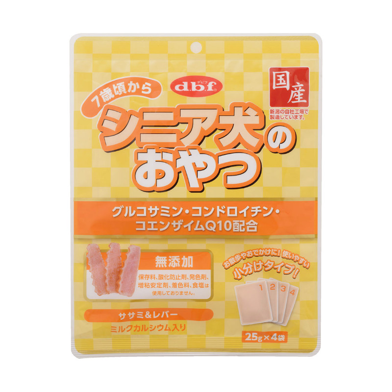 【d.b.f】シニア犬のおやつ グルコサミン・コンドロイチン・コエンザイムQ10配合