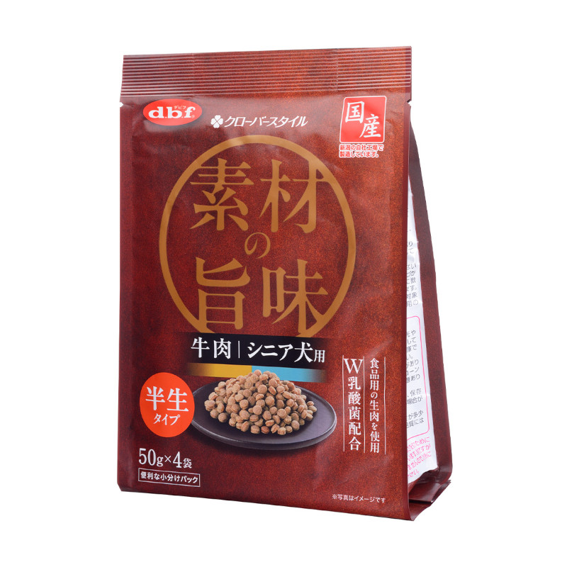 【d.b.f】クローバースタイル素材の旨味 牛肉 シニア犬用