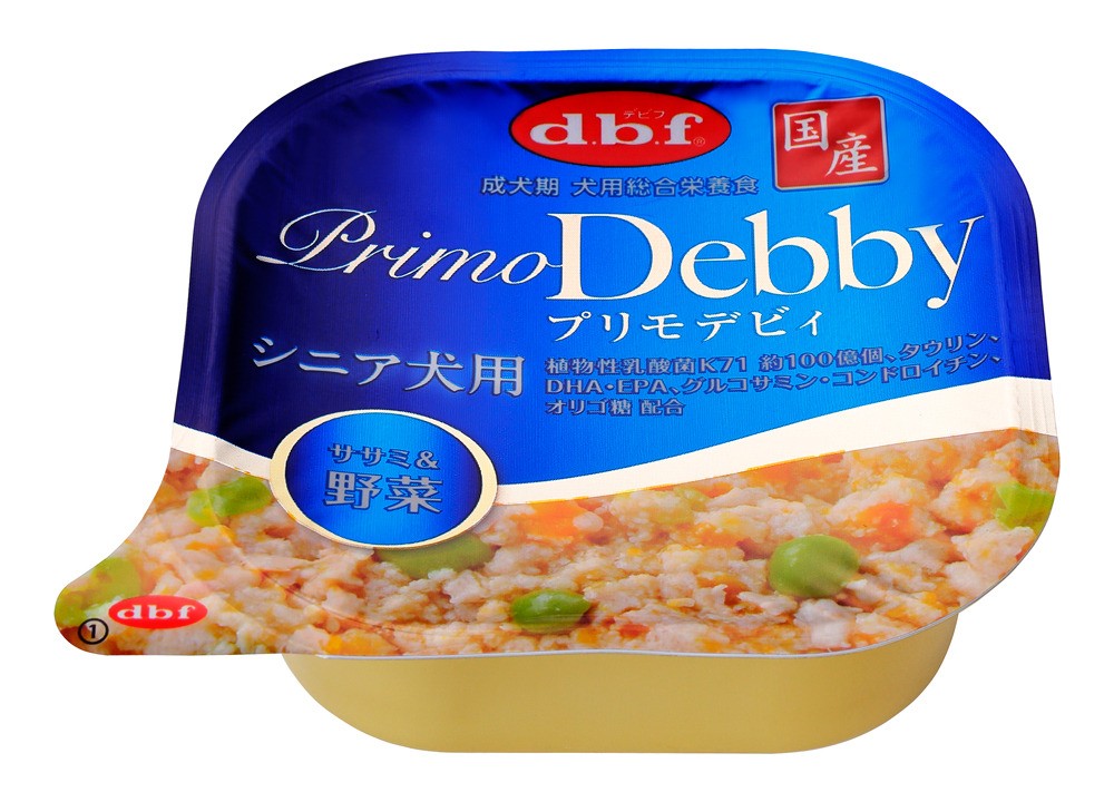 【d.b.f】プリモデビィ シニア犬 ササミ&野菜
