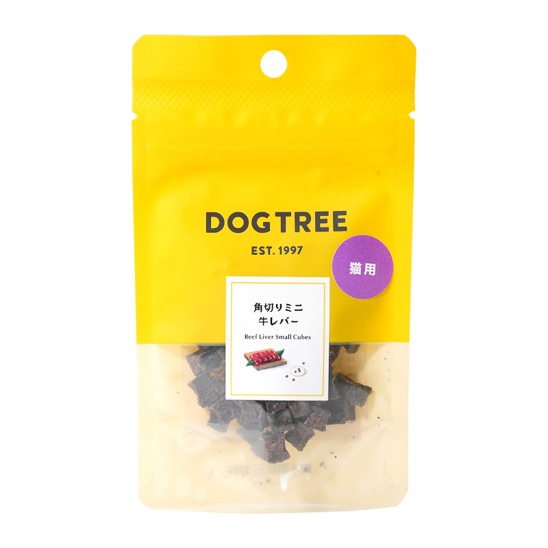 【DOGTREE】猫用 角切りミニ 牛レバー【EC販売禁止商品】(取寄)