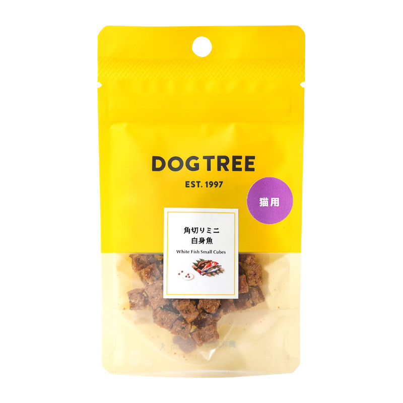 【DOGTREE】猫用 角切りミニ 白身魚【EC販売禁止商品】(取寄)