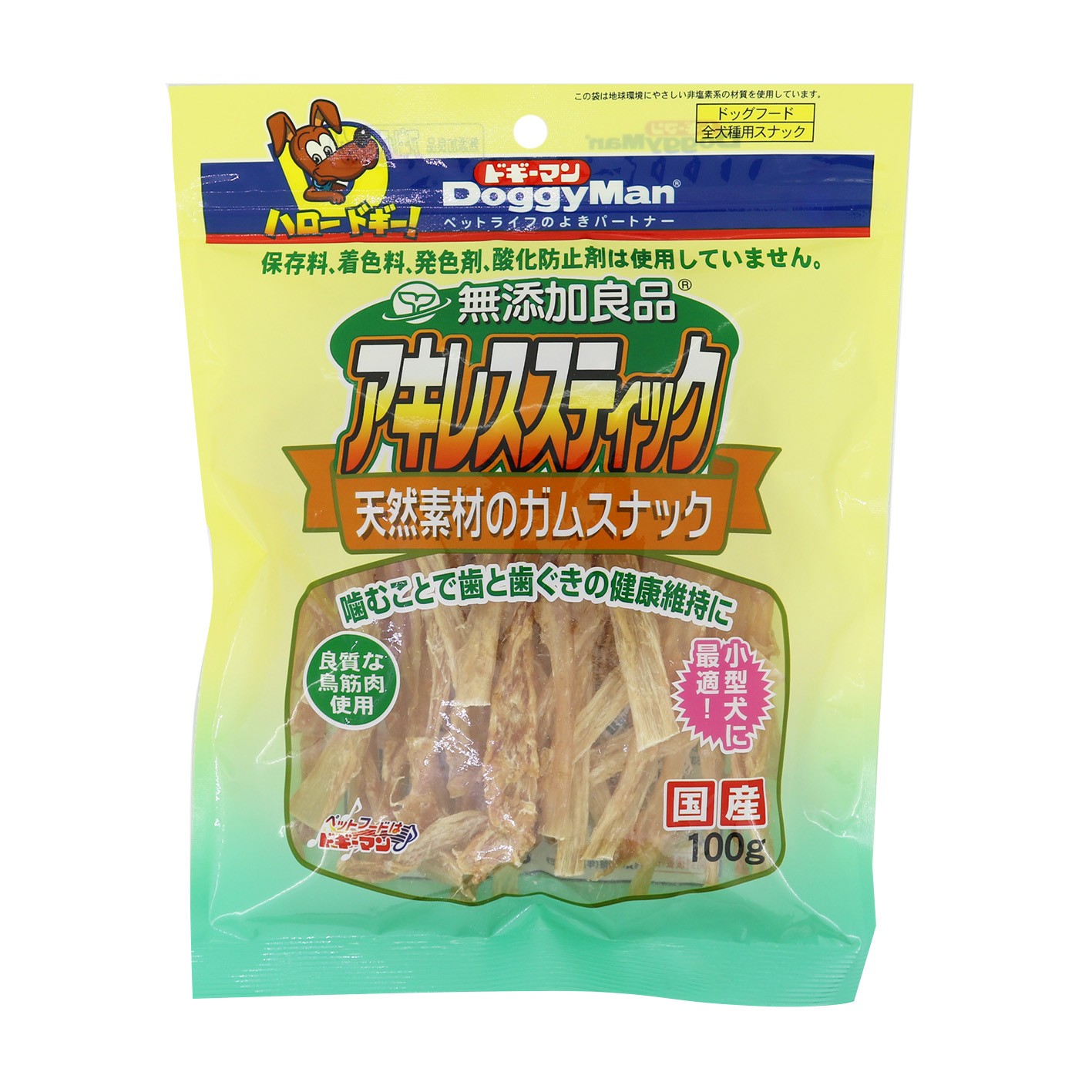 無添加良品 アキレススティック 100g ペット用品の卸専門サイト モリシタ 卸ドットネット