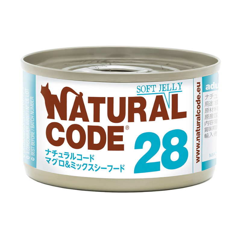 【Natural Code】NC28)マグロ&ミックスシーフードソフトジェリータイプ