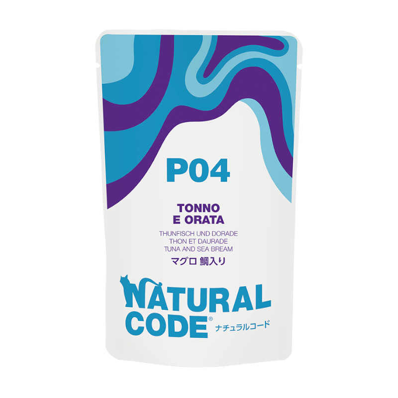 【Natural Code】NCP4)マグロ 鯛入りパウチタイプ