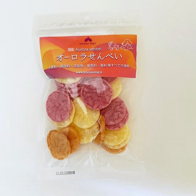 [常温]【Kitchen Dog!】オーロラせんべい【EC販売禁止商品】(直送)