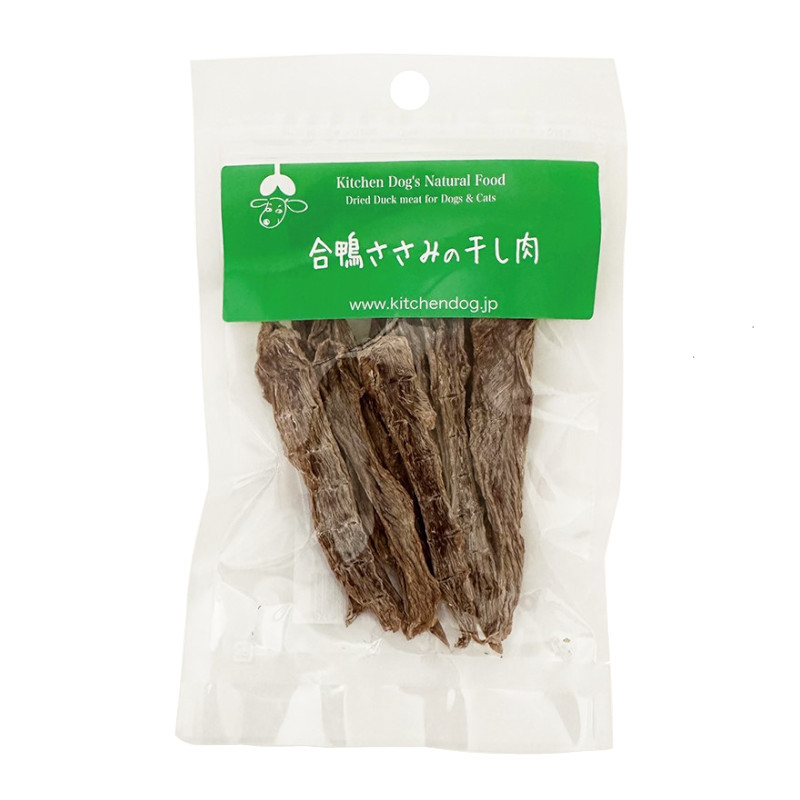 [常温]【Kitchen Dog!】合鴨ささみの干し肉【EC販売禁止商品】(直送)