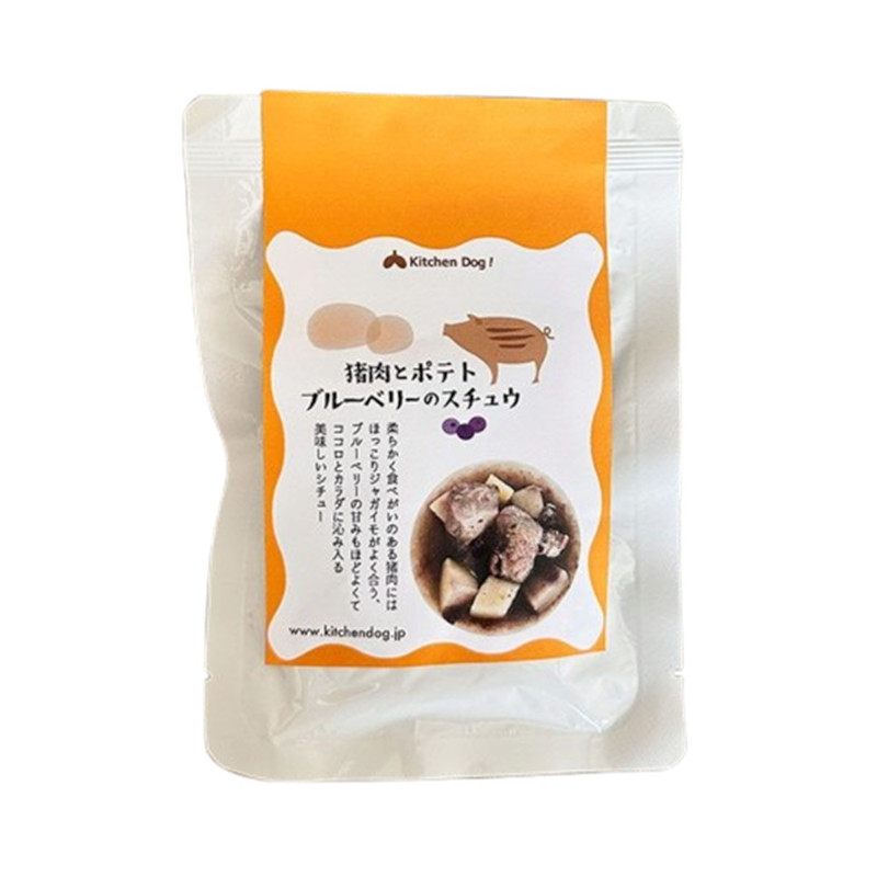 [常温]【Kitchen Dog!】猪肉とポテト･ブルーベリーのスチュウ【EC販売禁止商品】(直送)