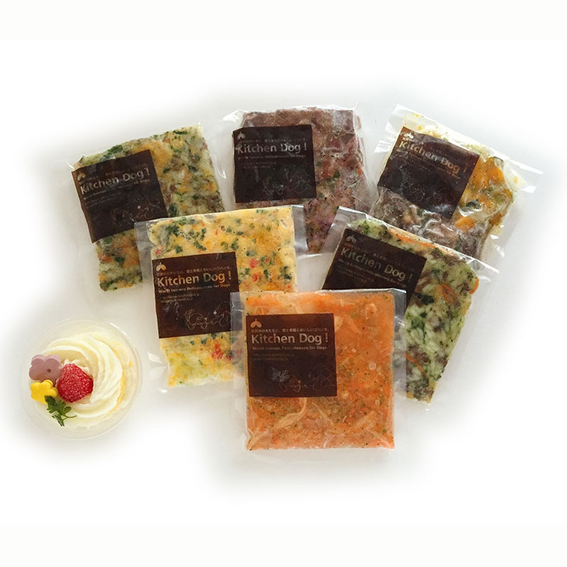 【オンライン展示会対象商品】[冷凍]【Kitchen Dog!】お誕生日のご馳走×6P[Celebration]【セール表現禁止 / Amazon・モール販売不可】