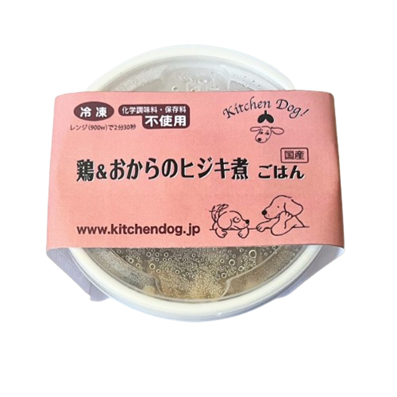 【オンライン展示会対象商品】[冷凍]【Kitchen Dog!】鶏とおからのヒジキ煮ごはん【セール表現禁止 / Amazon・モール販売不可】